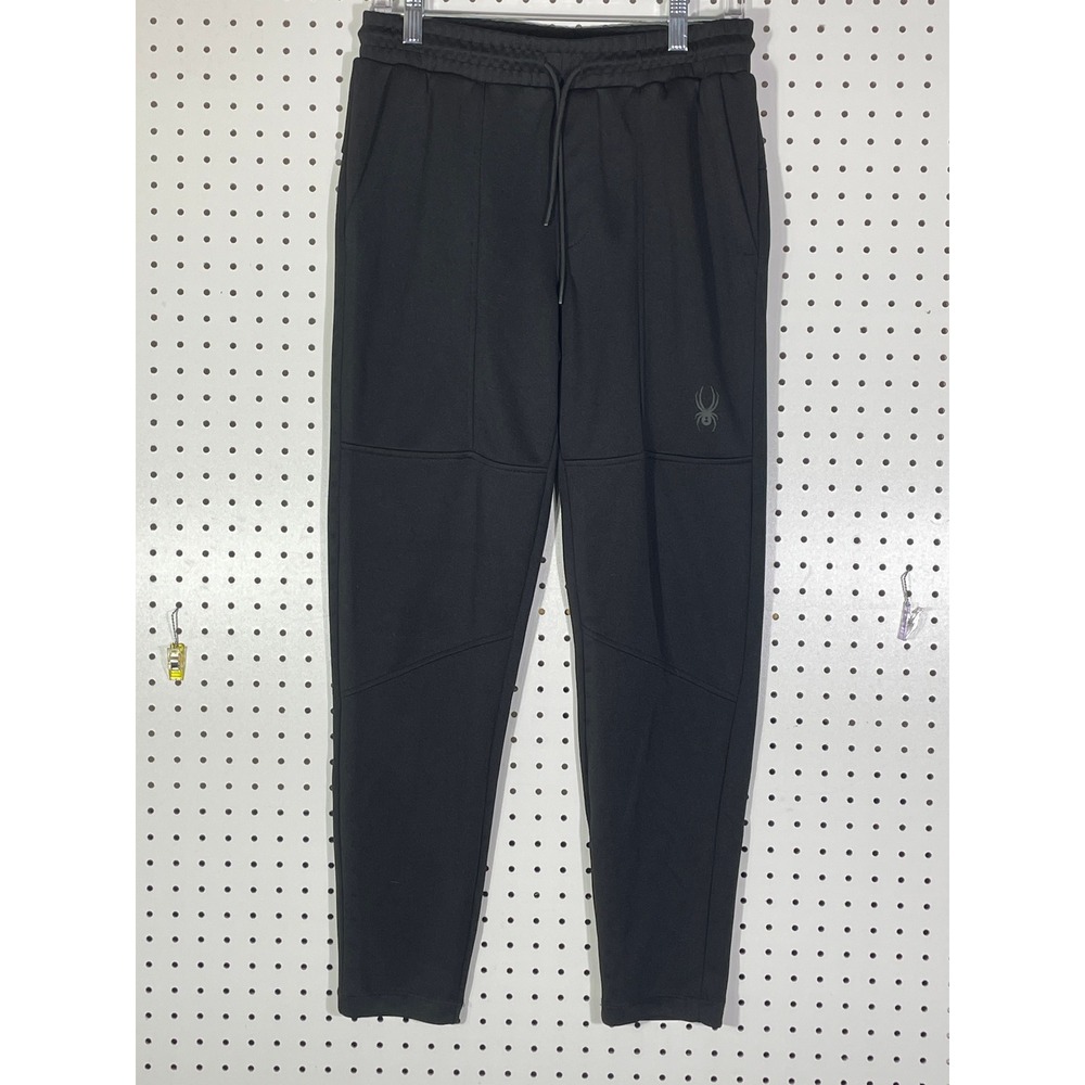Spyder Active ProWeb Mens Joggers Black Tapered Sweatpants Small SPM739U
